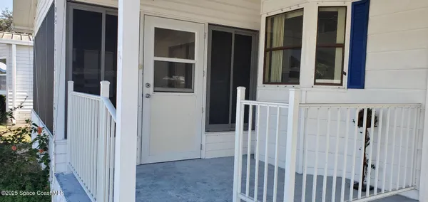 a view of front door