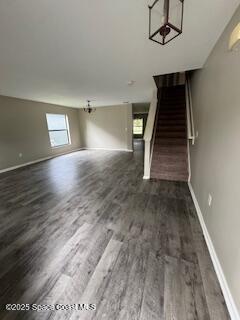 575 Dryden Circle Cocoa, FL 32926 - Photo 3 of 22 wooden floor with view of entryway