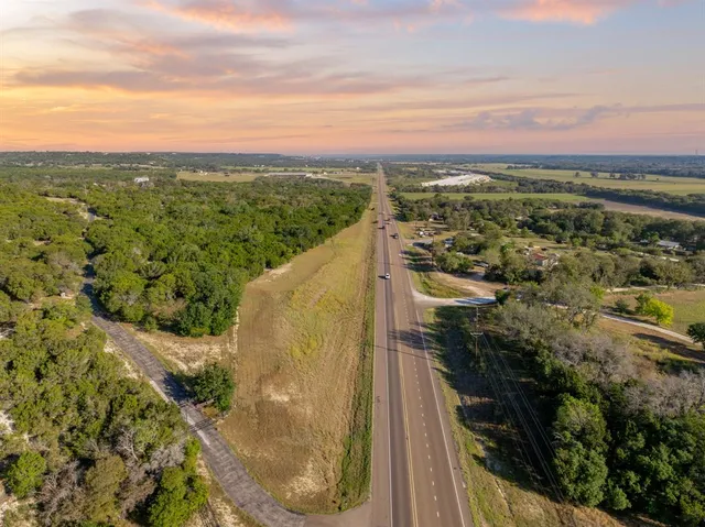 a view of a city from a balcony