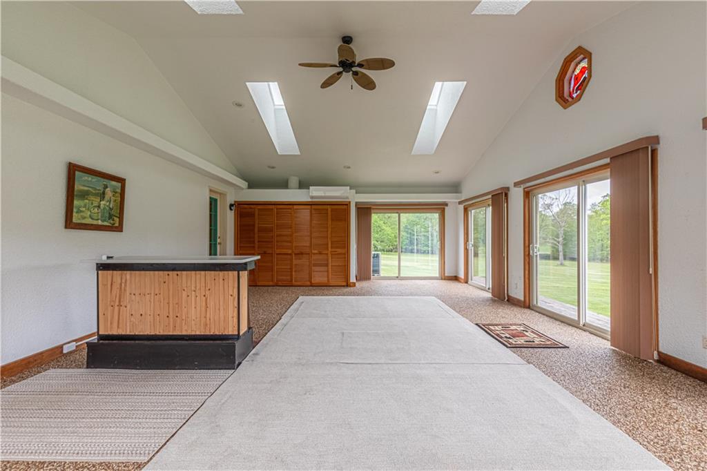 166 Ed Lees Lane Kennerdell, PA 16374 - Photo 23 of 46 There is a lap pool under the built-in, removable floor in the sunroom. It does need a new liner