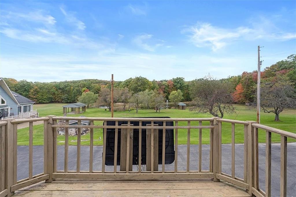 166 Ed Lees Lane Kennerdell, PA 16374 - Photo 32 of 46 Balcony off of studio apartment that overlooks the ponds
