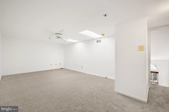 a view of an empty room