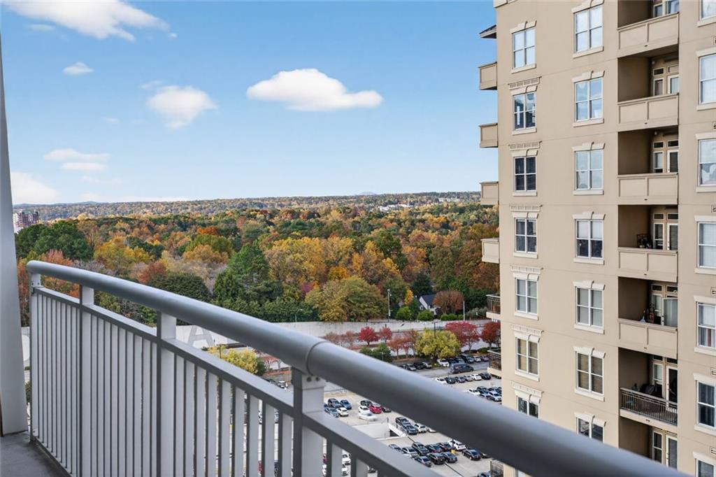 3338 Peachtree Road Northeast, Unit 1706 Atlanta, GA 30326 - Photo 17 of 35 a view of balcony with furniture