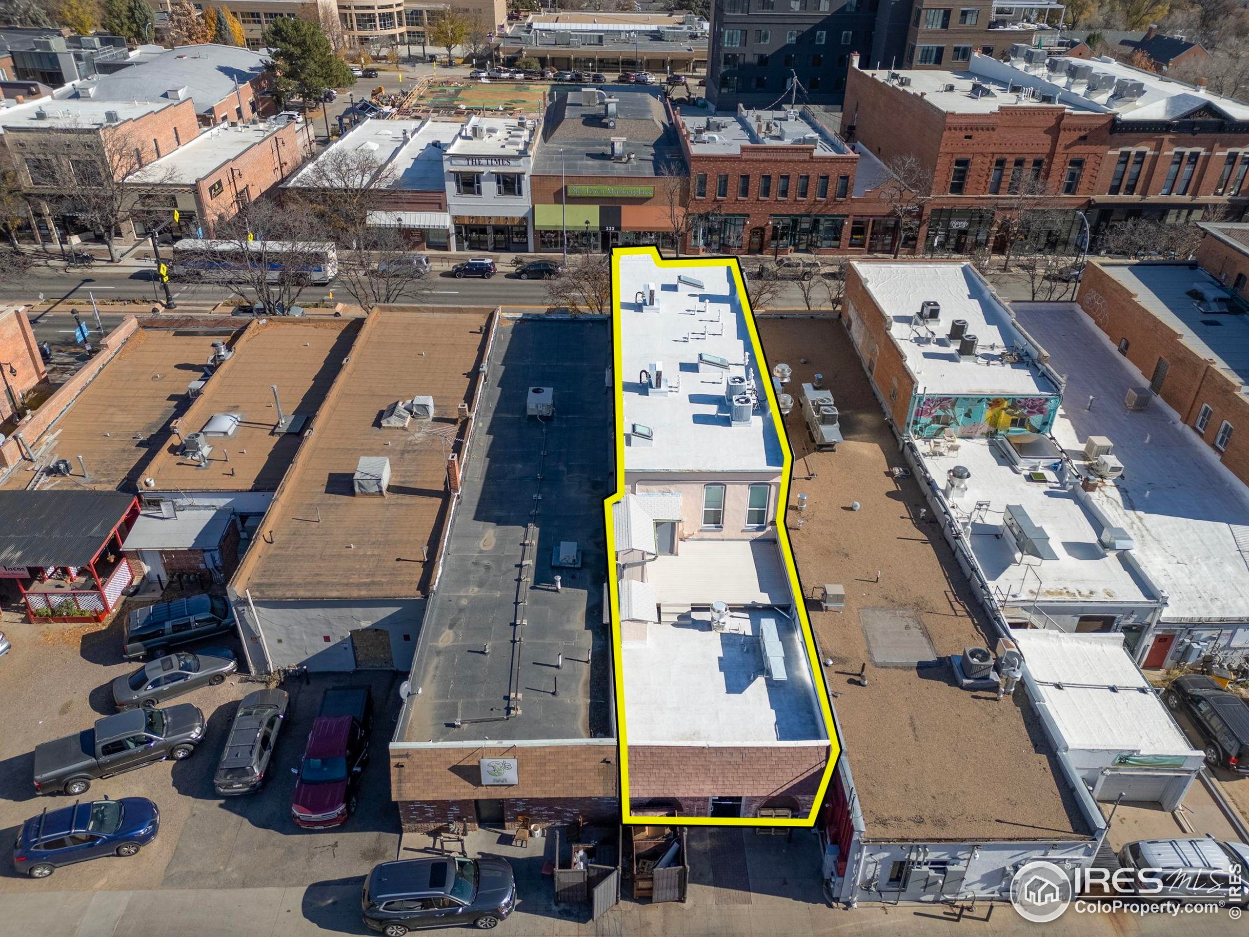 331 Main Street Longmont, CO 80501 - Photo 7 of 50 an aerial view of a city