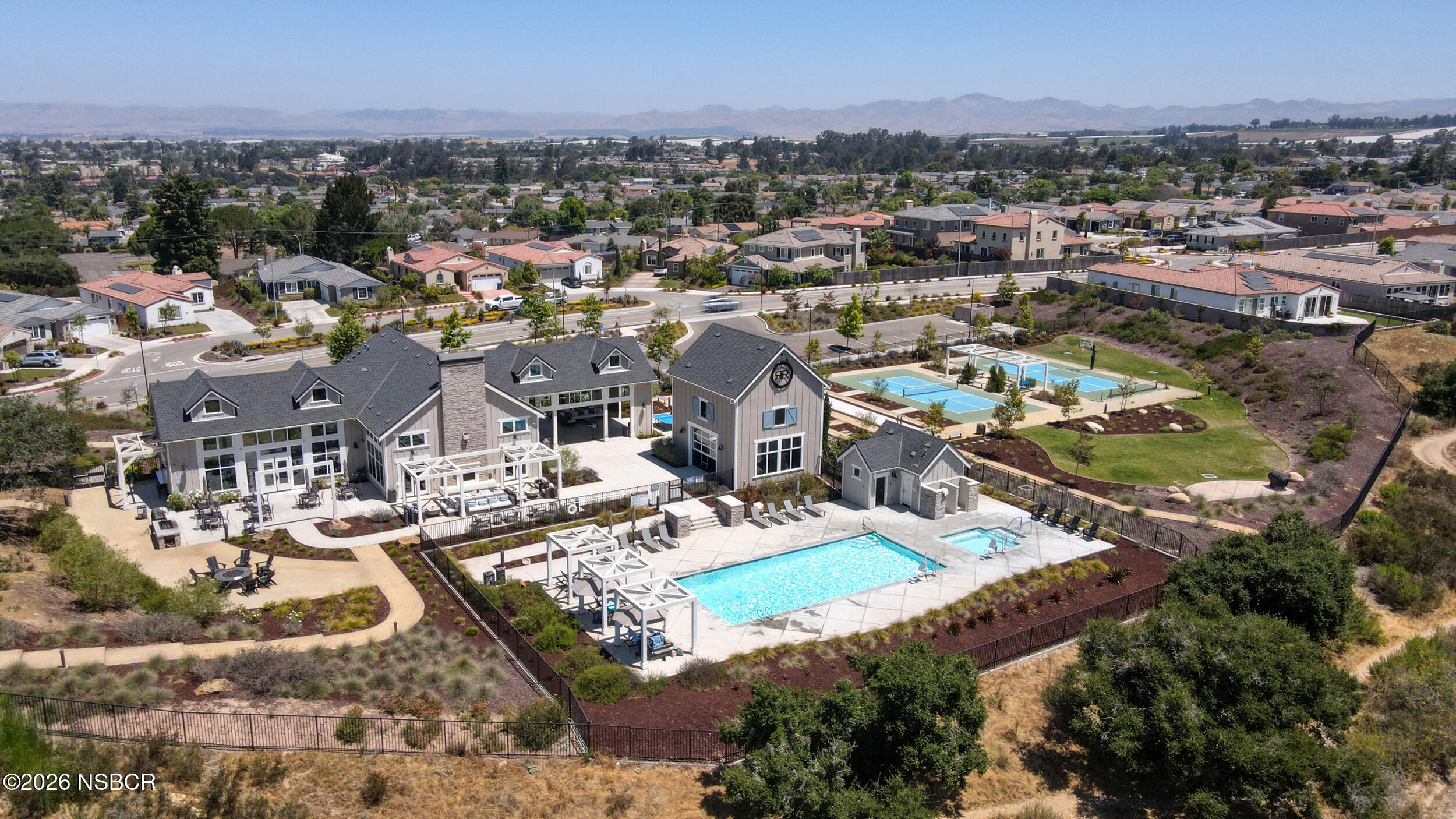 1147 Ginger Place Santa Maria, CA 93455 - Photo 54 of 55 an aerial view of residential houses with outdoor space