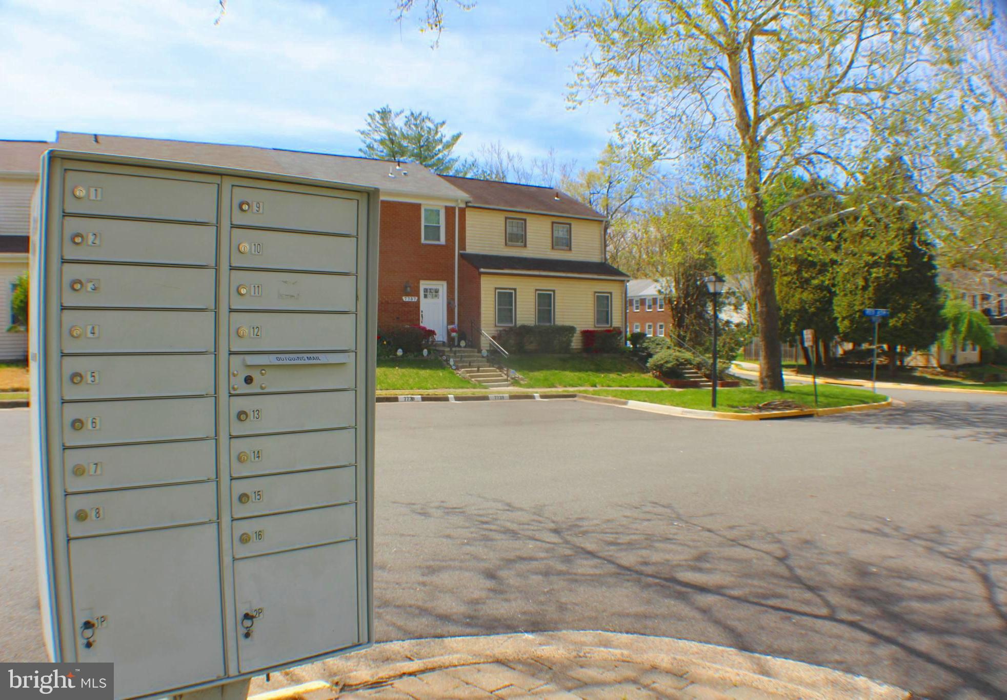 7739 Matisse Way Springfield, VA 22153 - Photo 48 of 65 Mail Box across from 2- Parking spaces