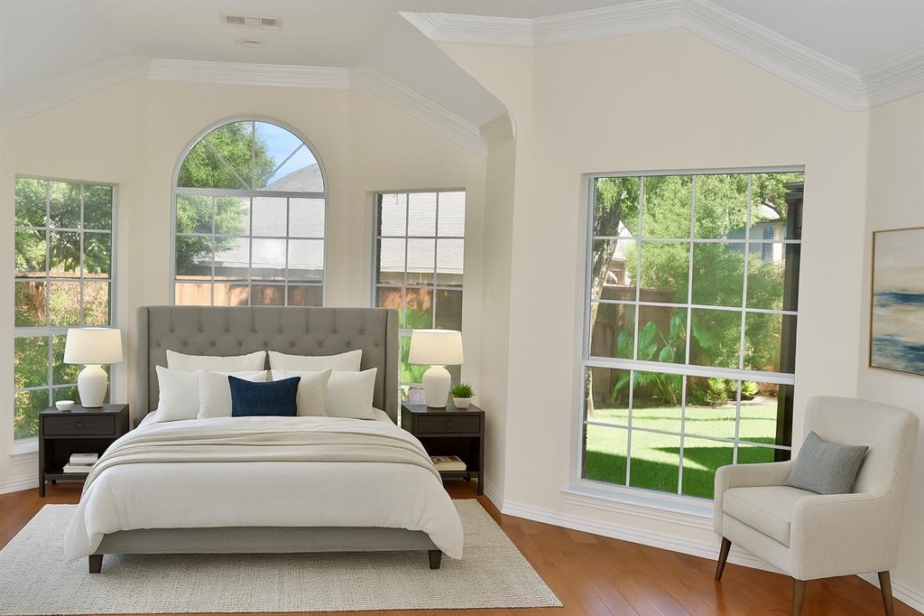 7201 Regency Court Plano, TX 75024 - Photo 6 of 37 Virtually staged Primary bedroom