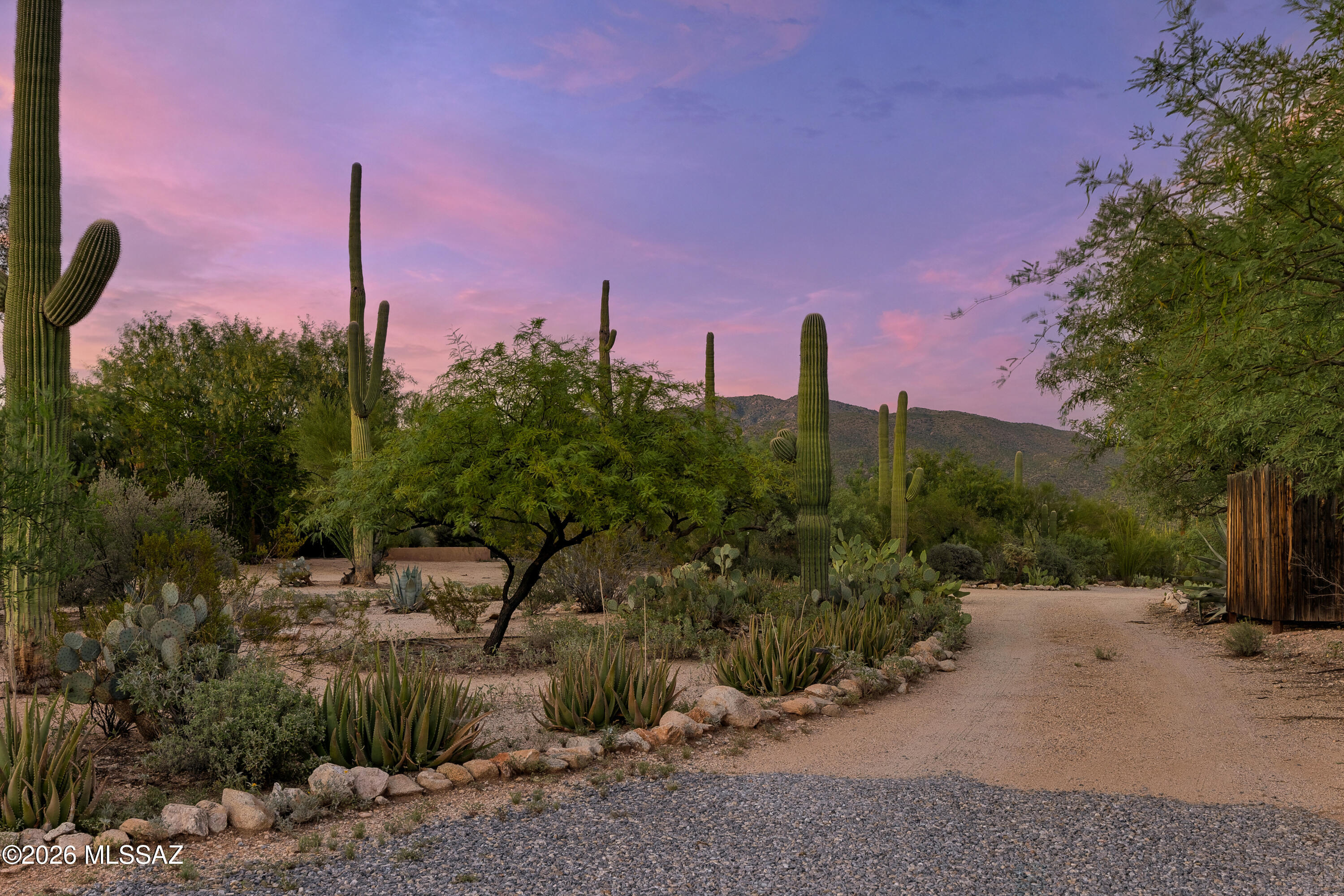 13013 East Redington Road Tucson, AZ 85749 - Photo 6 of 51 Private driveway that leads to the property