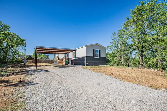 a house with a outdoor space
