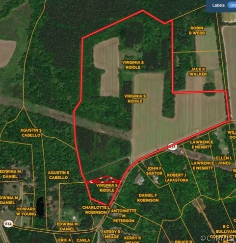 15370 Nobles Road Disputanta, VA 23842 - Photo 23 of 23 Proposed Boundary Line Adjustment.