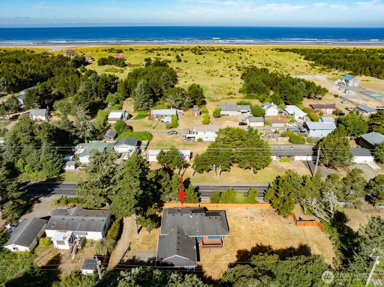 13208 Pacific Way Long Beach, WA 98631 - Photo 3 of 40 an aerial view of residential houses with outdoor space