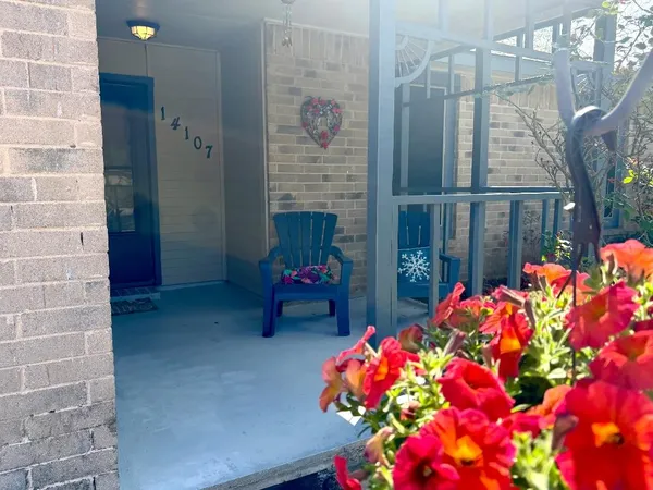 a outdoor space with plants