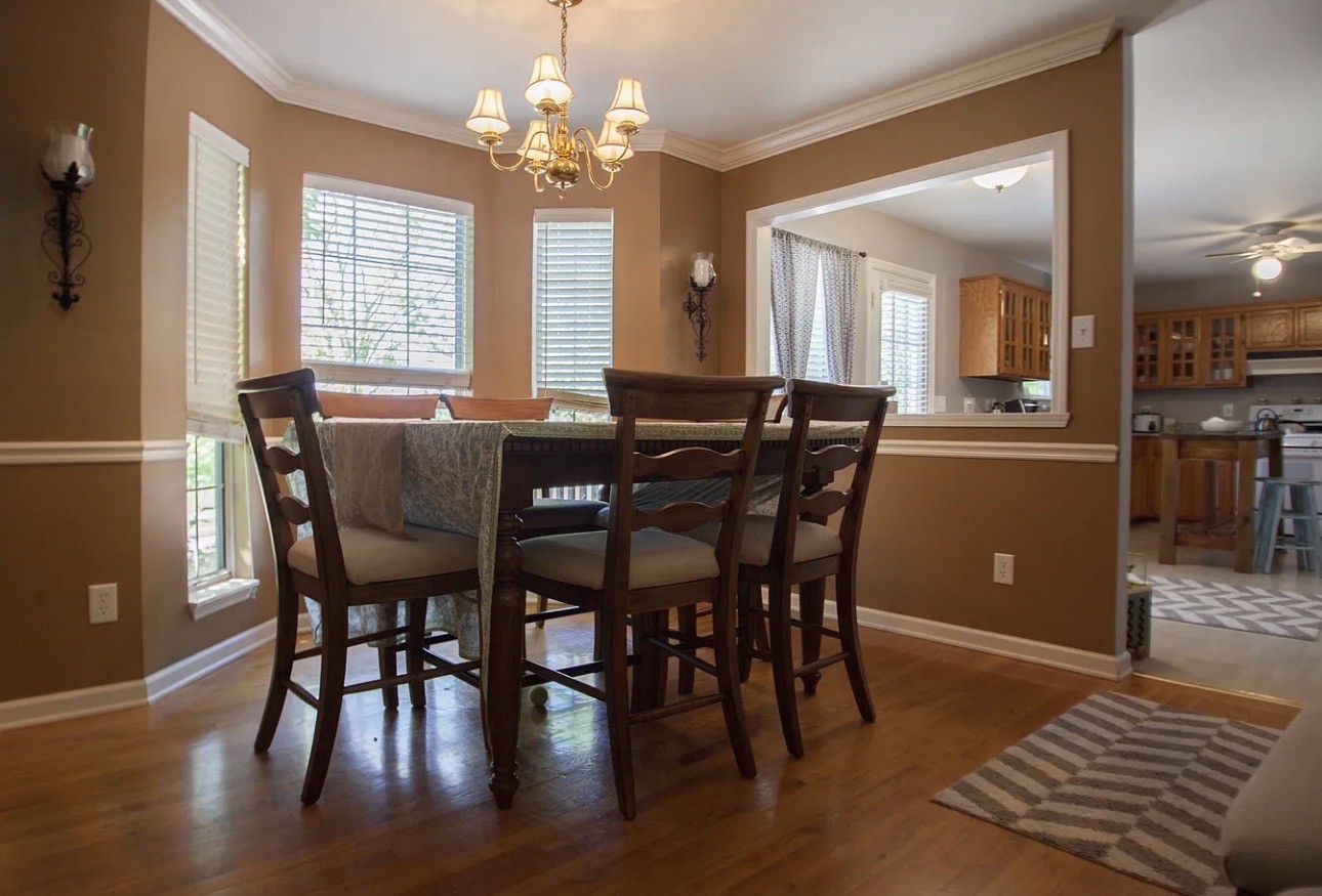 108 Granger View Court Franklin, TN 37064 - Photo 7 of 7 a view of a dining room with furniture window and wooden floor