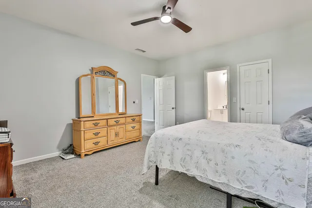 a backyard of a house