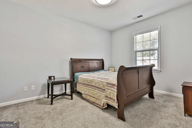 a view of an outdoor space and tennis court