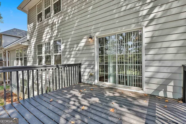 a view of outdoor space with garden and entertaining space