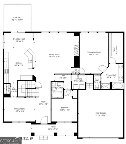 a view of a golf course with a lake