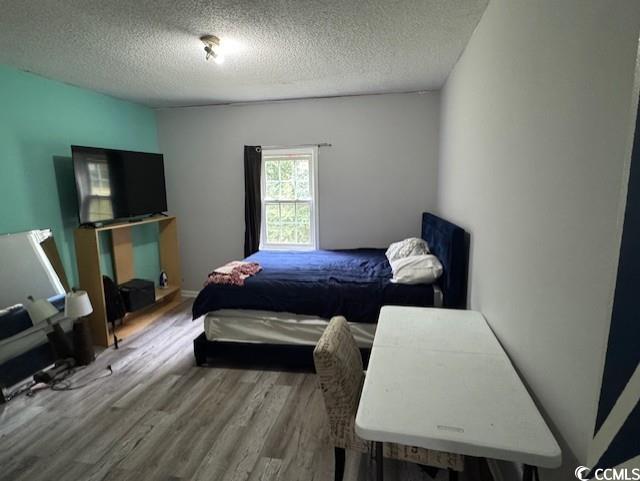 15 Mango Street Andrews, SC 29510 - Photo 8 of 26 Bedroom featuring wood finished floors and a textured ceiling