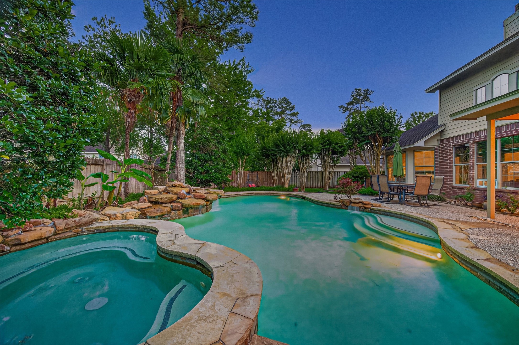10 Mirror Ridge Drive The Woodlands, TX 77382 - Photo 45 of 48 Enjoy your evenings under the stars at your private oasis