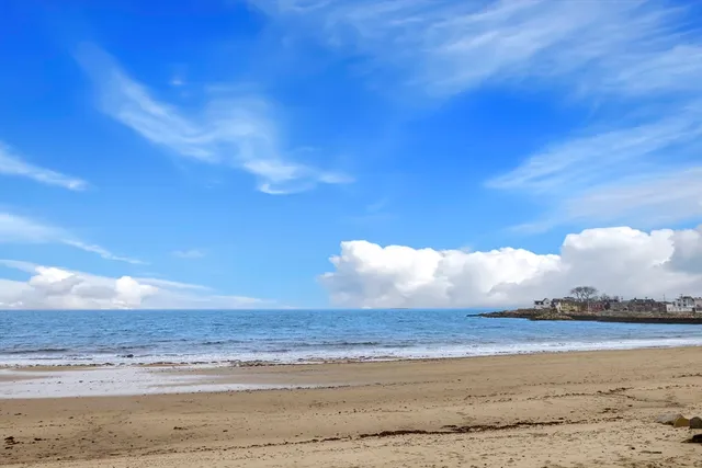 a view of a lake in middle of the forest