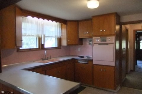 6127 Hopkins Road Mentor, OH 44060 - Photo 3 of 12 Kitchen has newer flooring and built-in oven.