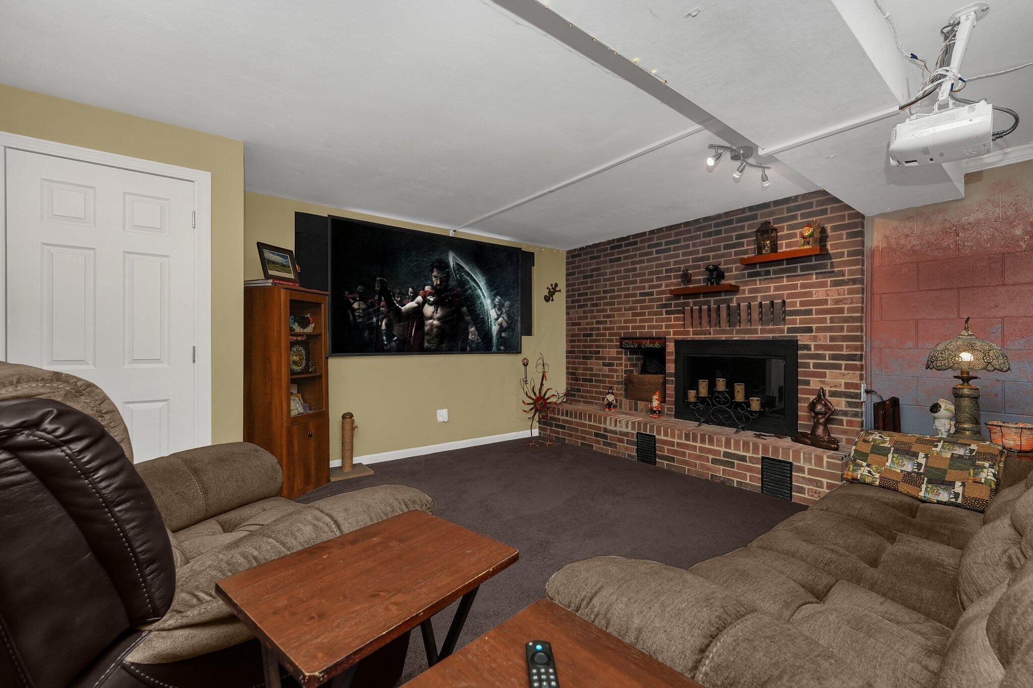 563 McCutcheon Road Columbus, OH 43230 - Photo 19 of 27 Wood burning fireplace.
