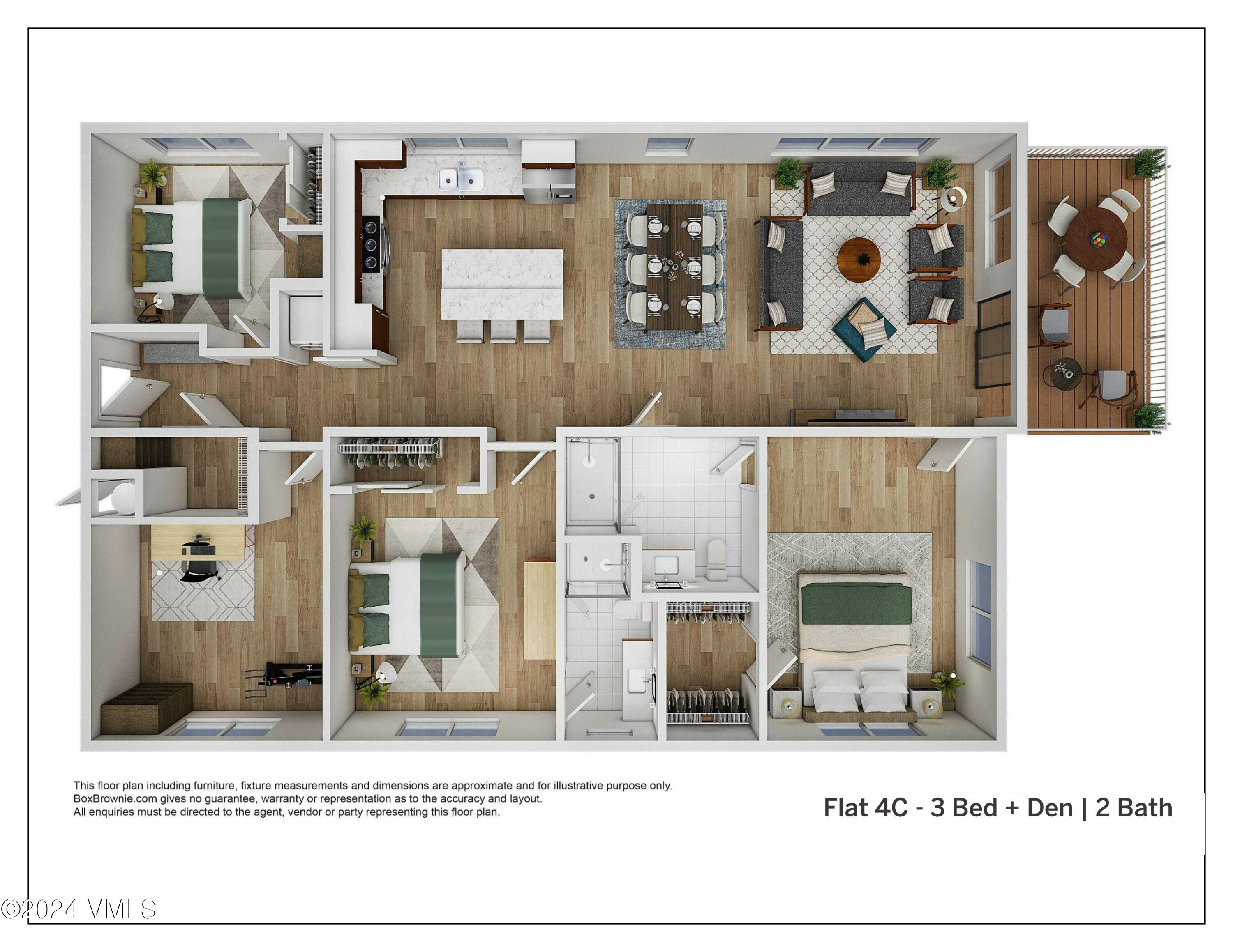 36 Abby Road, Unit 4C Minturn, CO 81645 - Photo 9 of 9 Floor Plan 4C