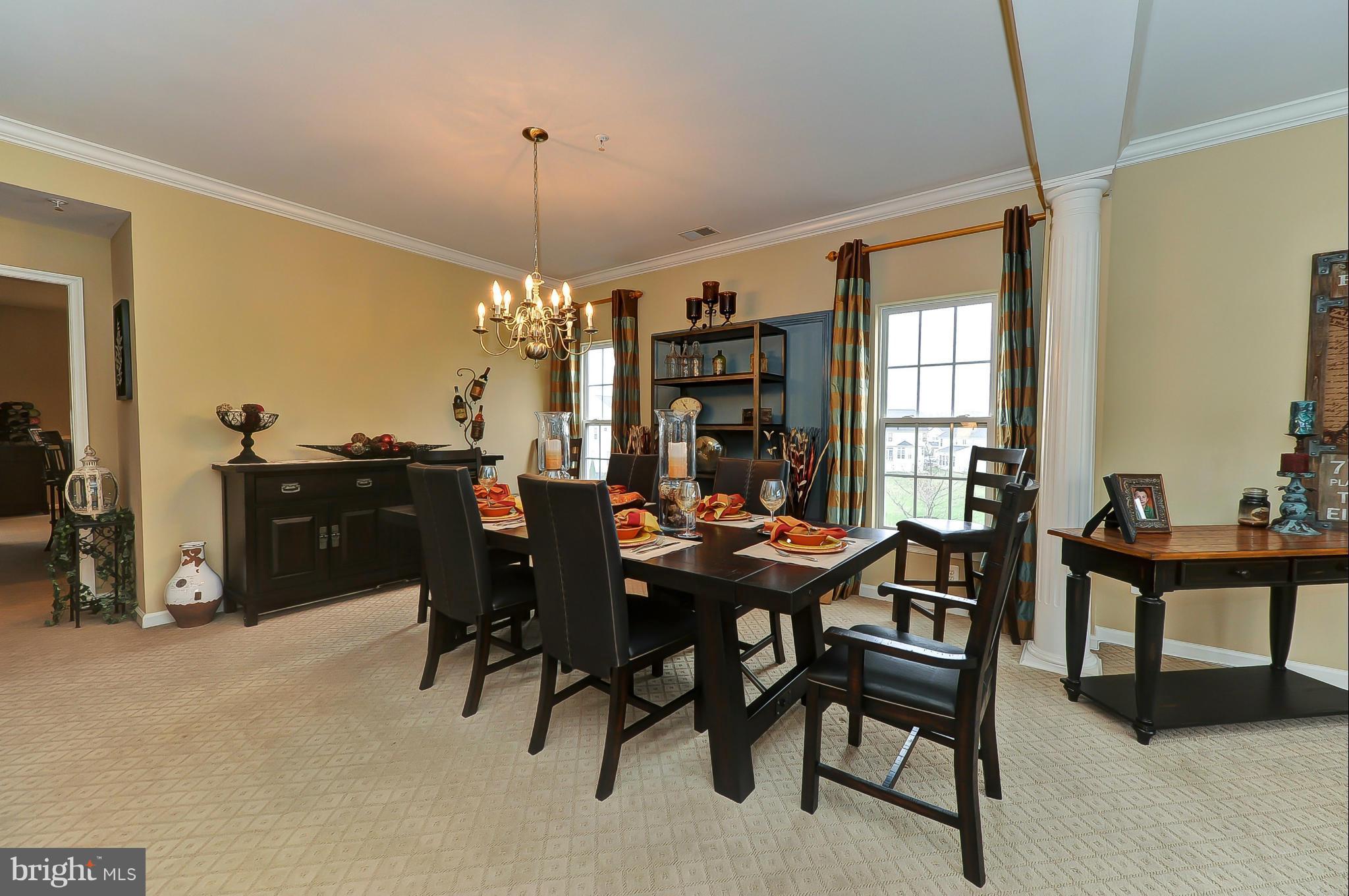 41888 Inspiration Terrace Aldie, VA 20105 - Photo 17 of 30 a view of a dining room with furniture and window