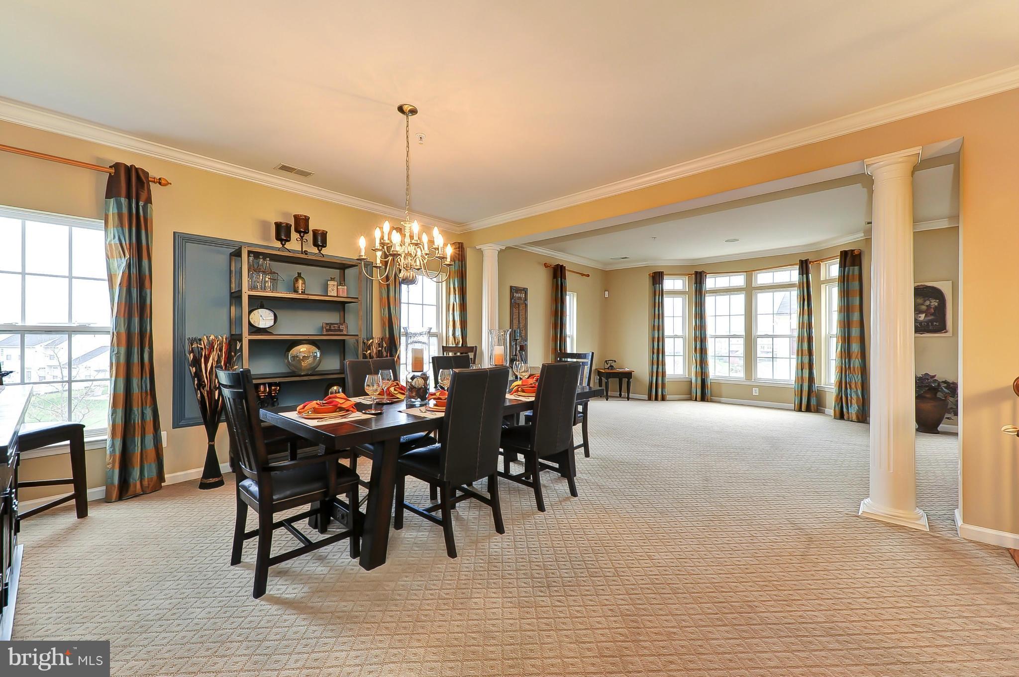 41888 Inspiration Terrace Aldie, VA 20105 - Photo 20 of 30 a view of a dining room with furniture window and outside view