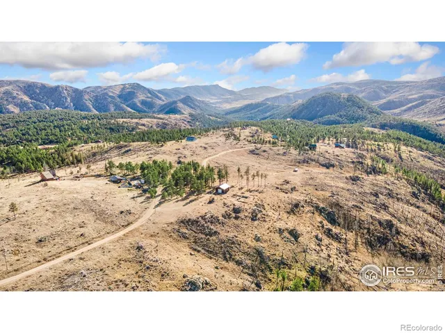a view of a sky from mountains