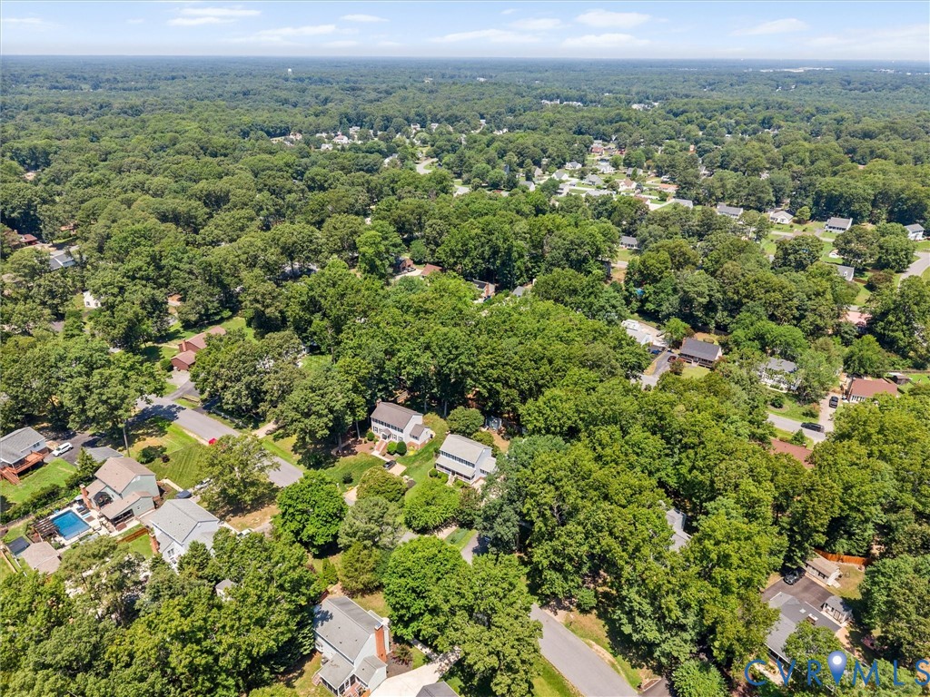 3524 Ludgate Road Chester, VA 23831 - Photo 43 of 44 Aerial neighborhood perspective featuring extensiv