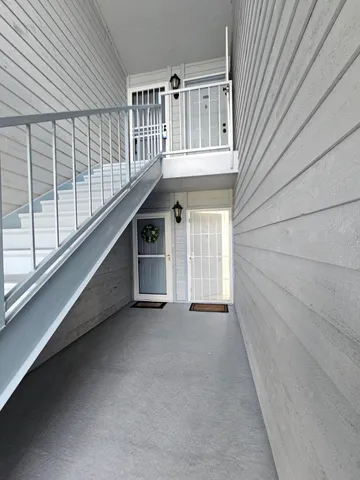 a view of front door