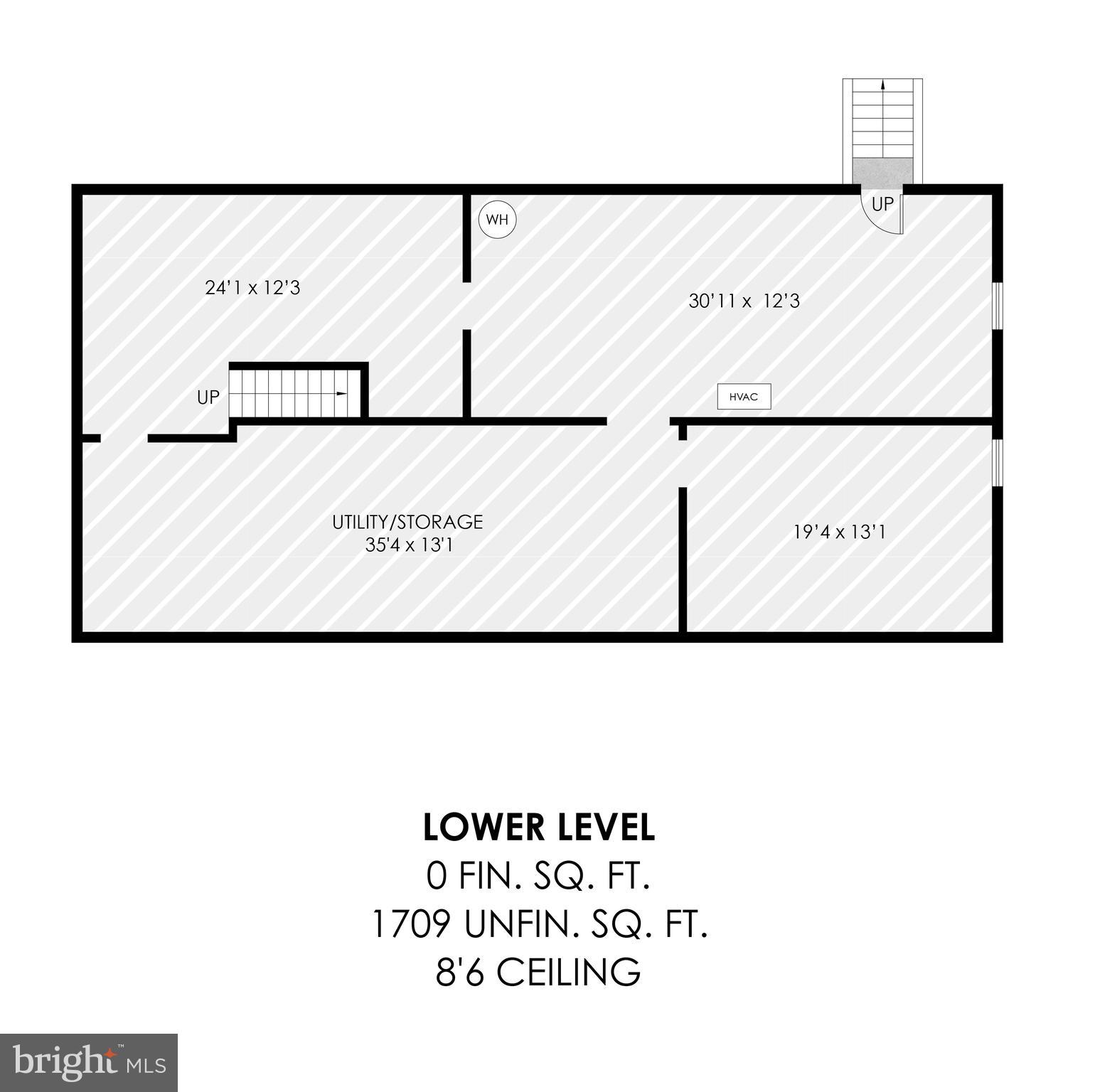 9353 Meetze Road Midland, VA 22728 - Photo 36 of 36 Lower Level Floorplan