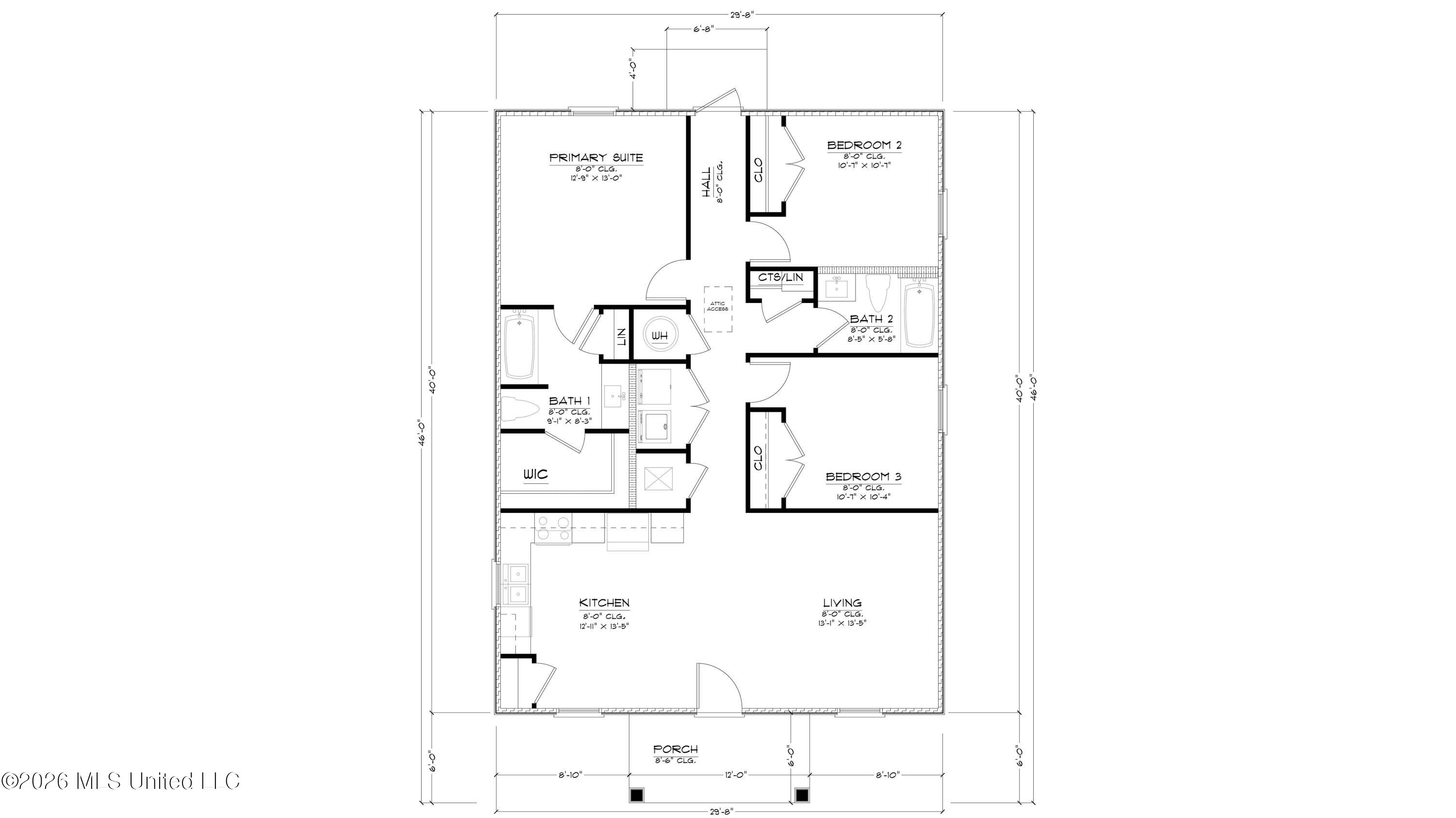 15380 7th Street Gulfport, MS 39503 - Photo 16 of 16 CALLAWAY_FLOOR_PLAN