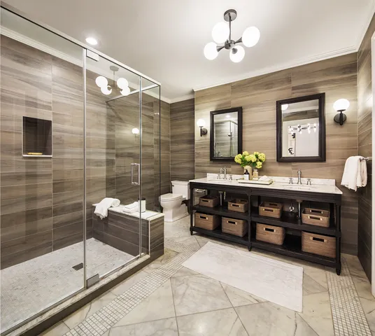 a bedroom with a bed and ceiling fan