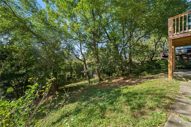 a view of outdoor space and yard