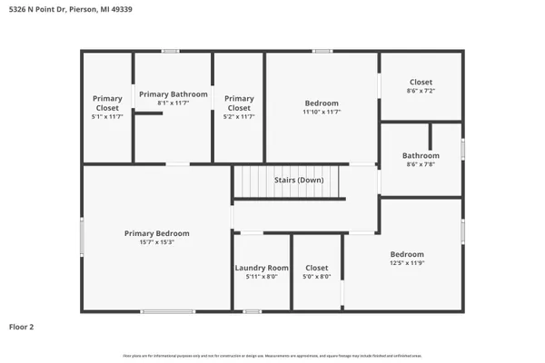 $450,000 | 5326 North Point Drive, Pierson, MI 49339
