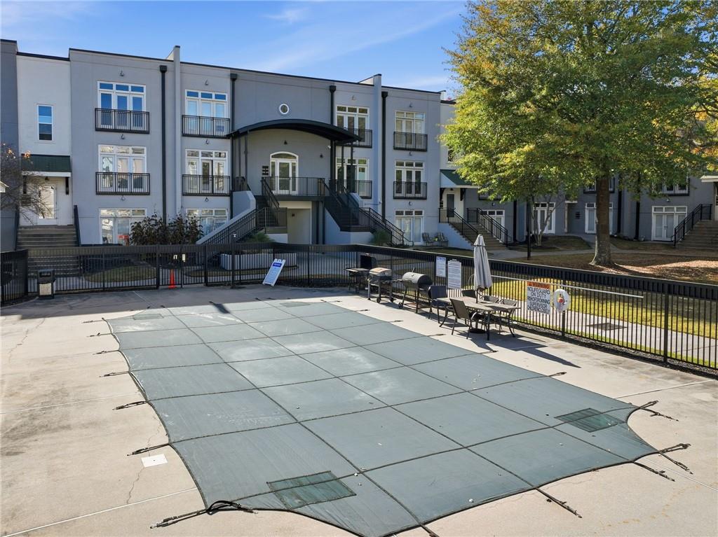 502 Pryor Street Southwest, Unit 328 Atlanta, GA 30312 - Photo 35 of 46 a front view of a building with glass windows
