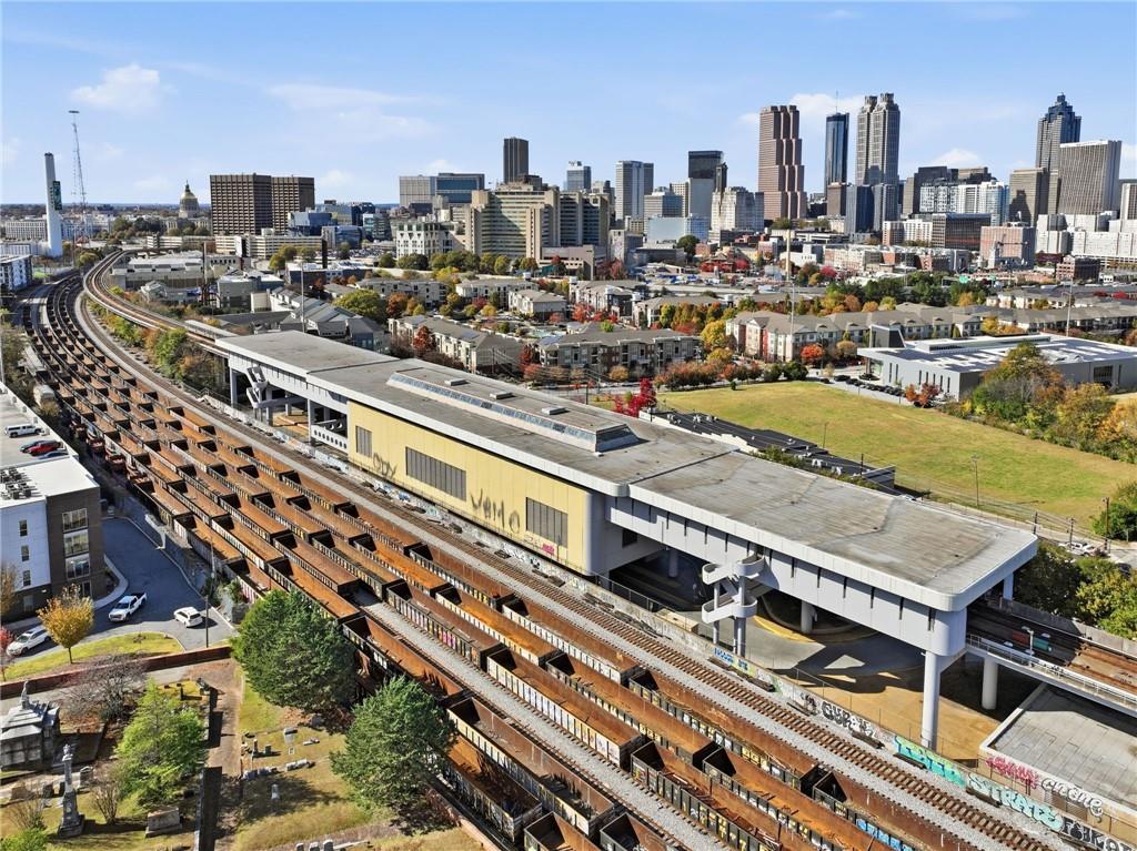 502 Pryor Street Southwest, Unit 328 Atlanta, GA 30312 - Photo 45 of 46 a city view with tall buildings
