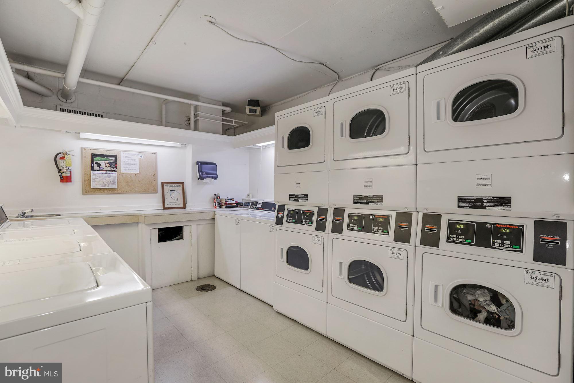 2030 F Street Northwest, Unit 606 Washington, DC 20006 - Photo 29 of 33 Common Laundry