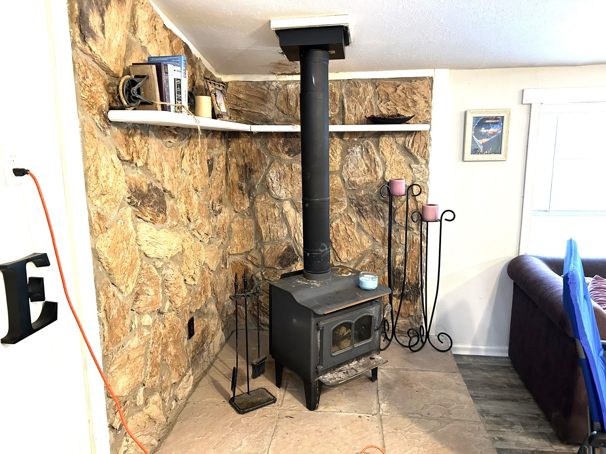 320 Deer Run Road Trinity, TX 75862 - Photo 15 of 50 Freestanding, Wood Burning Fireplace