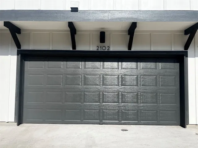 a large building with a large window