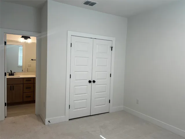 wooden view of an empty room