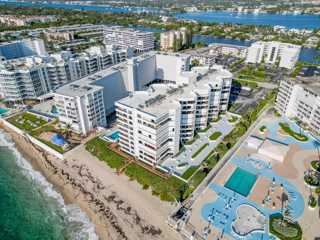 a view of a city with tall buildings