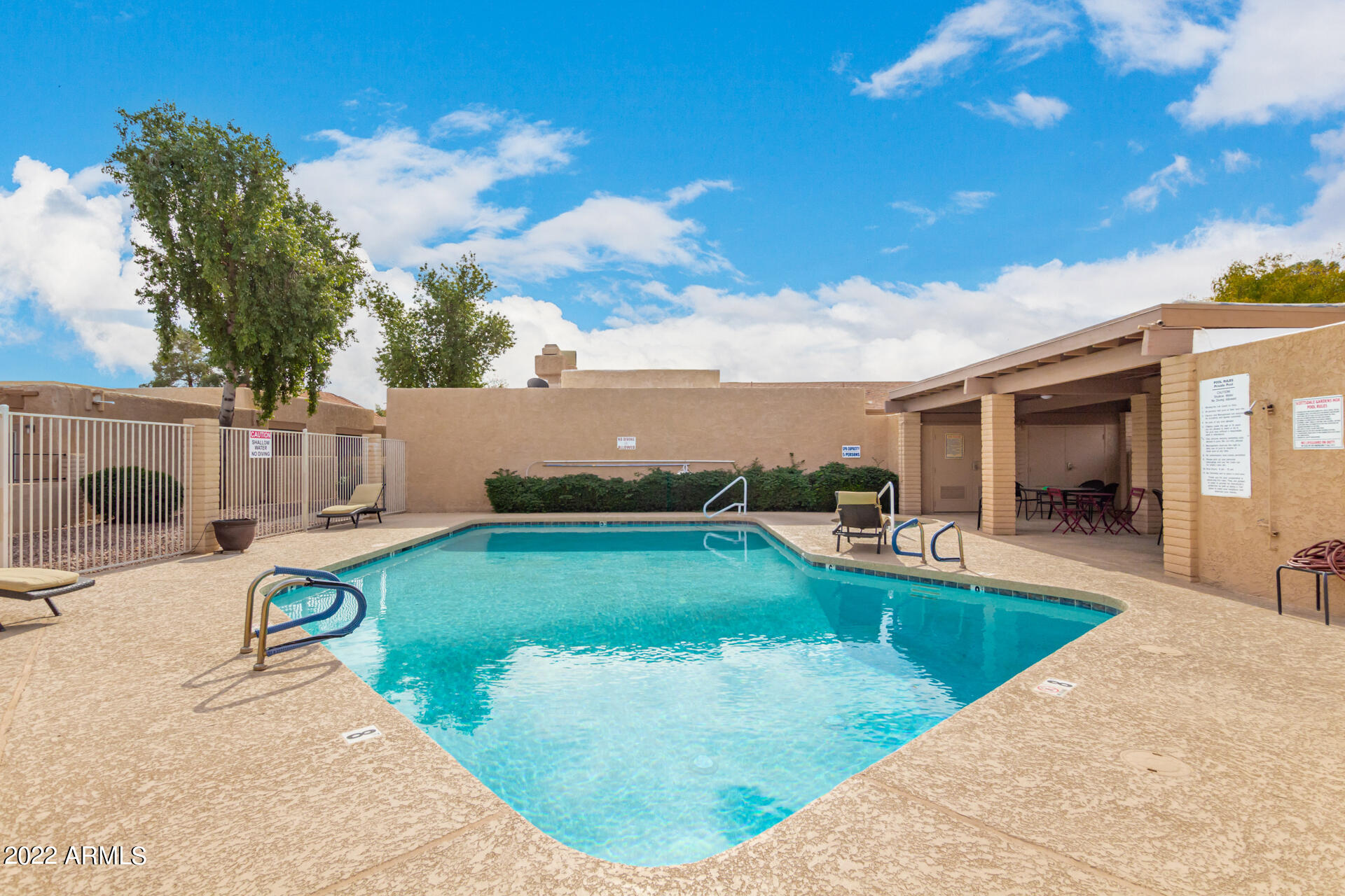1217 North Miller Road, Unit 12 Scottsdale, AZ 85257 - Photo 25 of 25 Community Pool & Spa