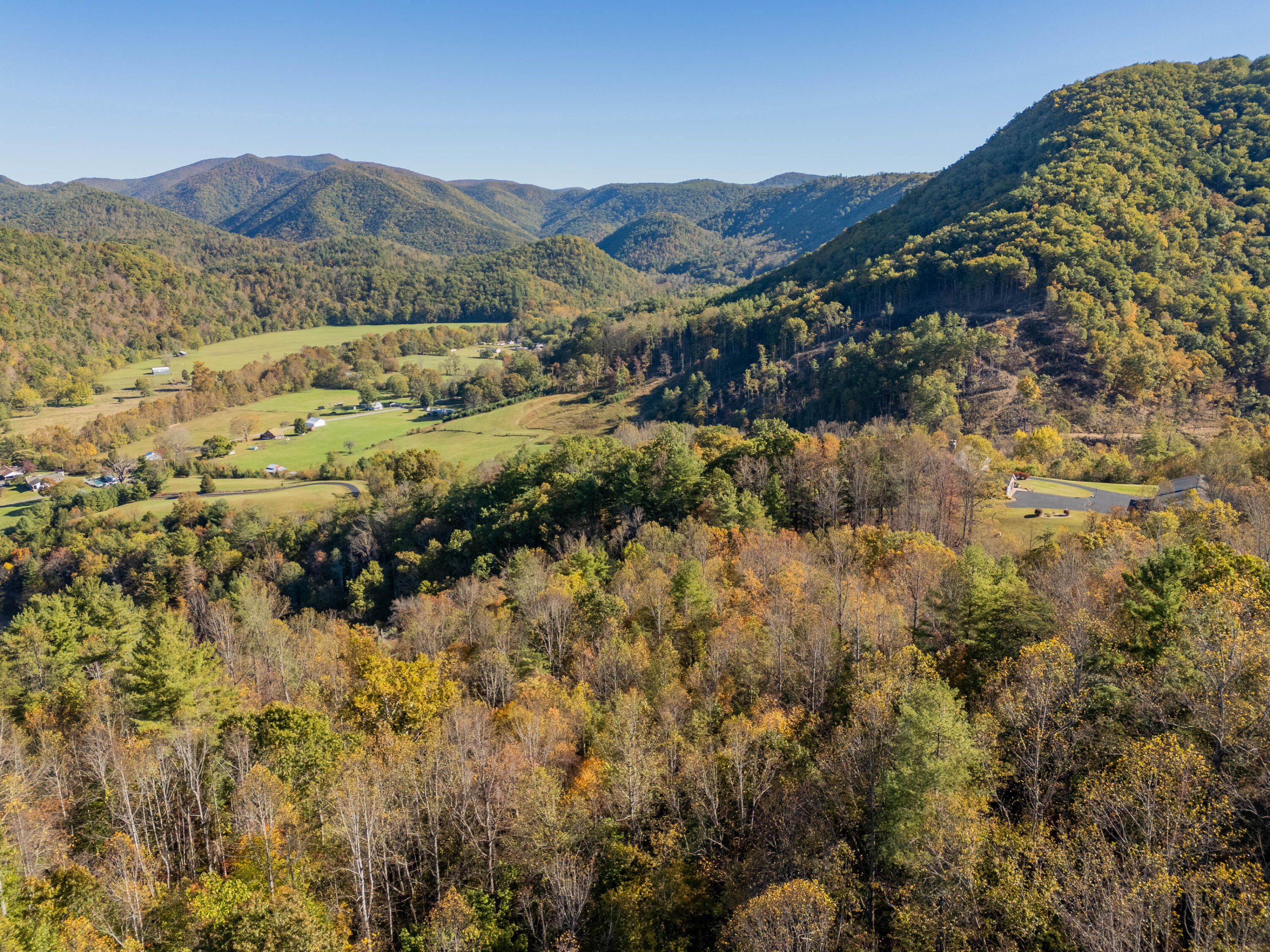 Tbd Lick Ridge Road Northeast Check, VA 24072 - Photo 35 of 71 a view of a forest with mountains in the background