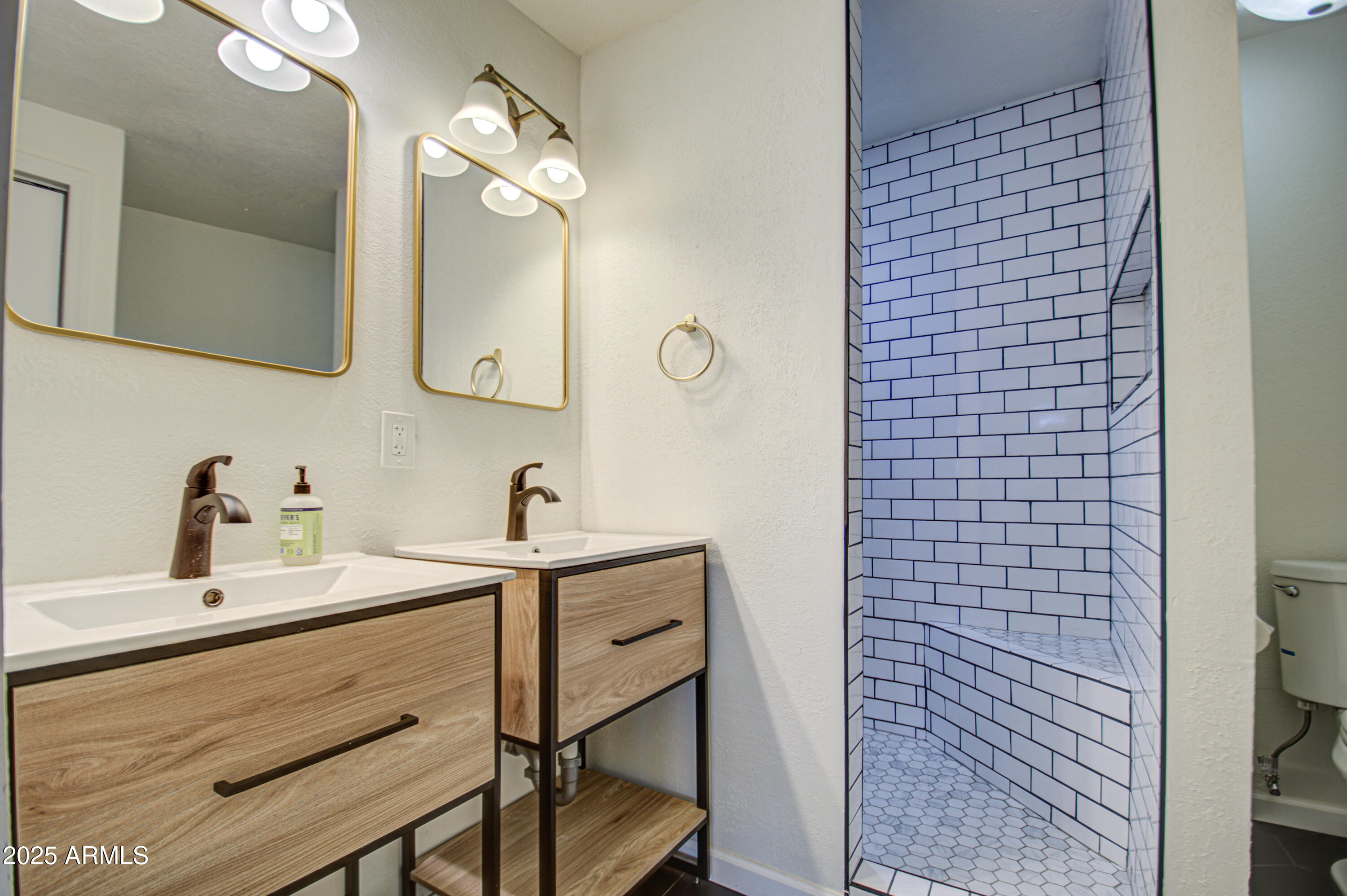 2937 East Osborn Road Phoenix, AZ 85016 - Photo 22 of 59 a bathroom with a sink vanity and a mirror