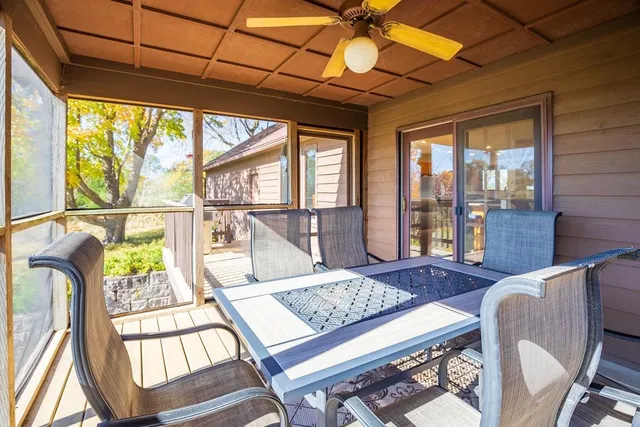 a bedroom with a bed and a cabinets