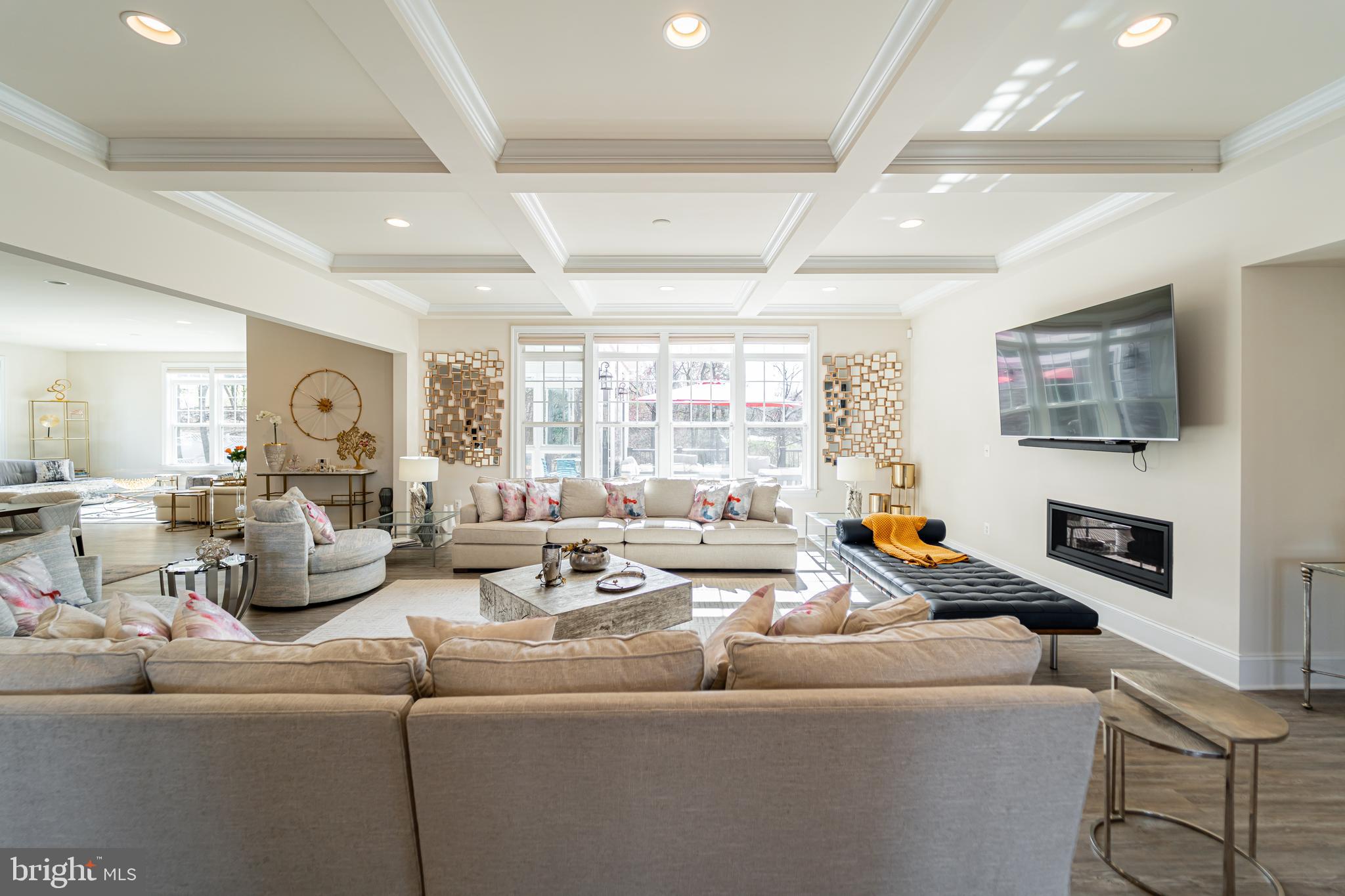 1059 Marmion Drive Herndon, VA 20170 - Photo 14 of 92 a living room with fireplace furniture and a large window