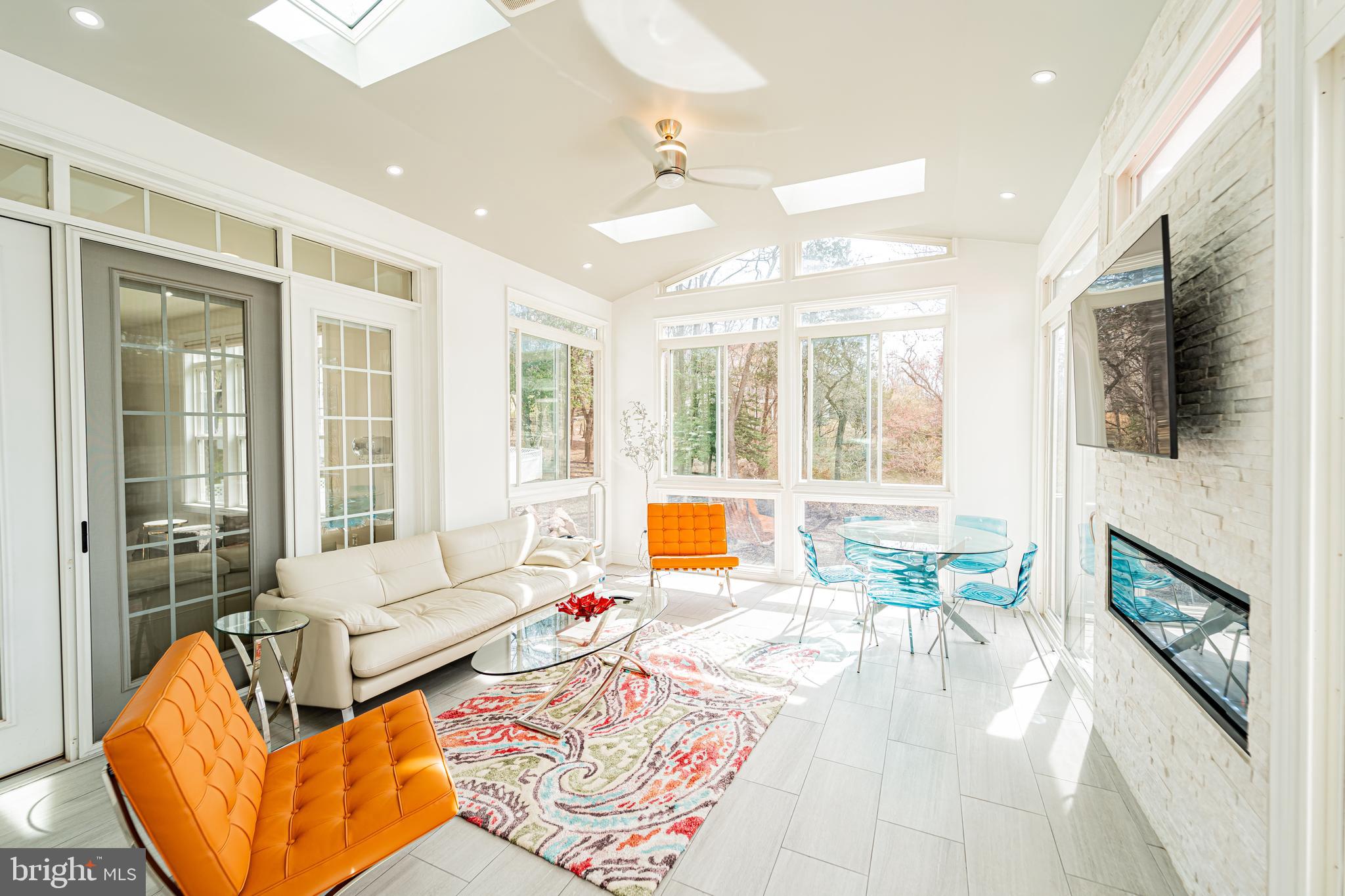 1059 Marmion Drive Herndon, VA 20170 - Photo 33 of 92 a living room with patio furniture and a flat screen tv